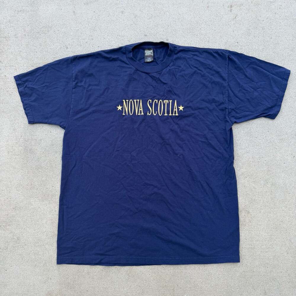 Sherry's Best Vintage Nova Scotia Blue T-Shirt XL